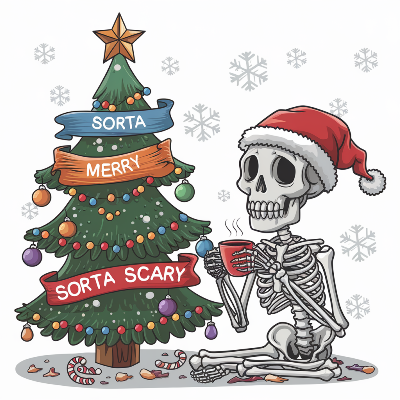 Funny Skeleton Christmas T-Shirt