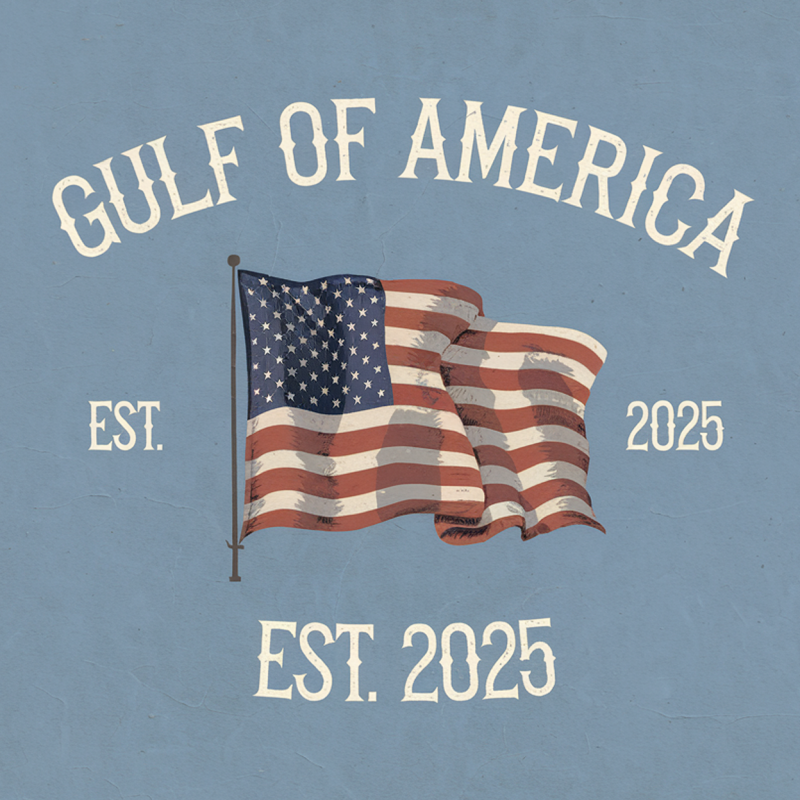 Gulf of America Established 2025 Graphic T-Shirt