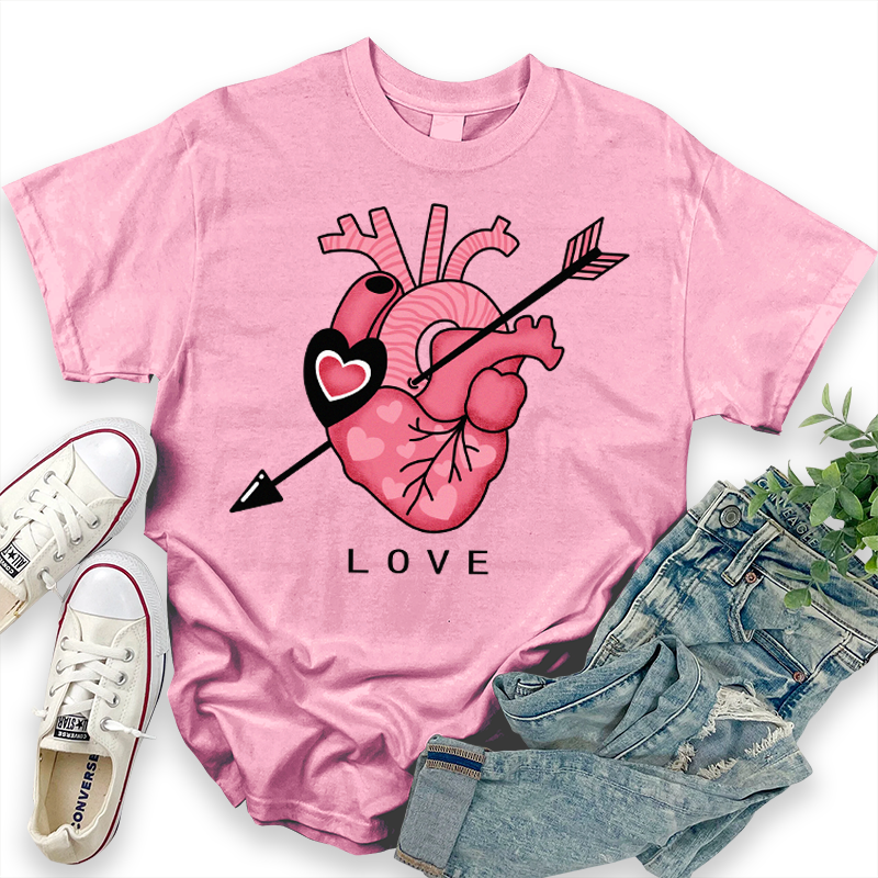 Valentine's Day 'LOVE' Graphic T-Shirt