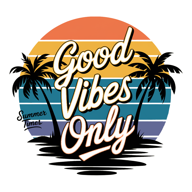 Good Vibes Only Graphic T-Shirt