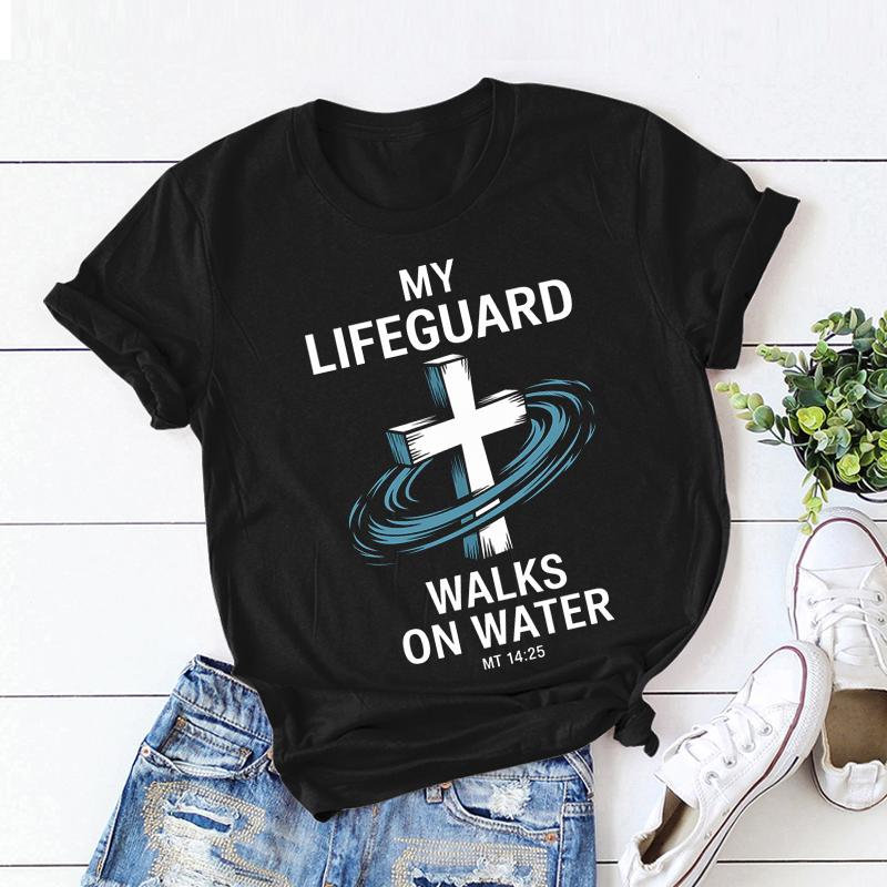 Casual Patterned Top 'JESUS is my Valentine'