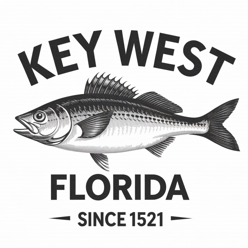 Key West Fish Graphic T-Shirt