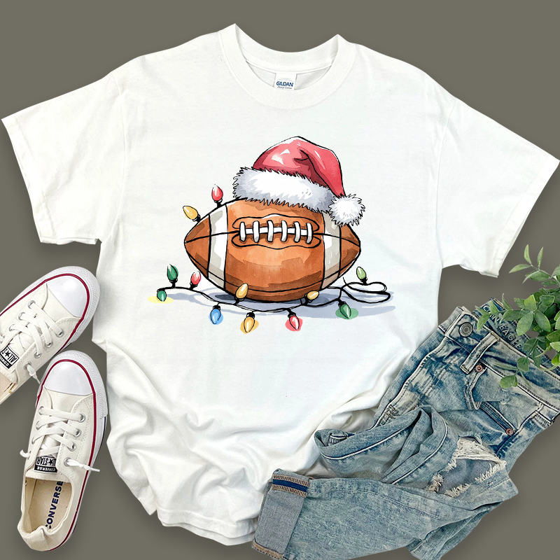 Christmas Football Pattern Top