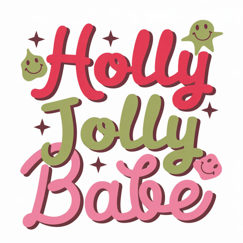 Holly Jolly Babe Graphic T-Shirt