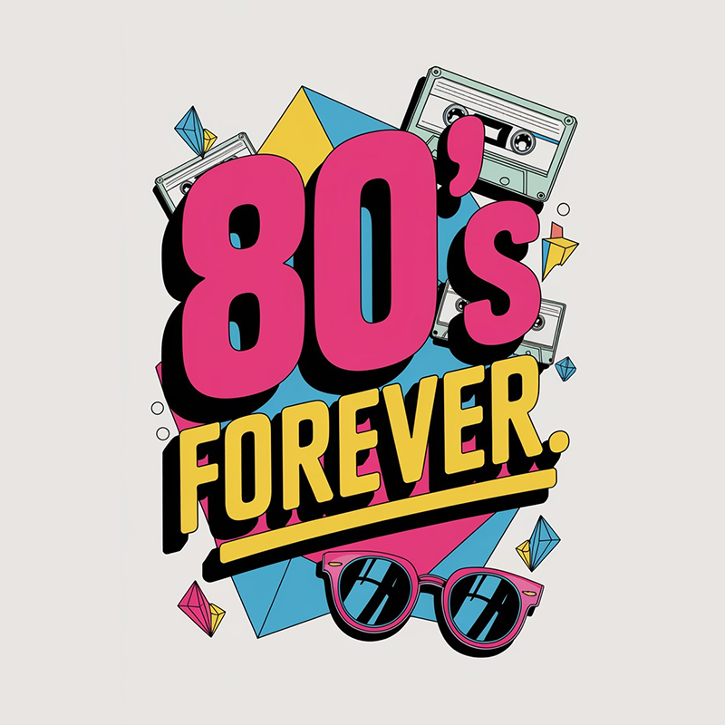 80's Forever Retro Graphic T-Shirt