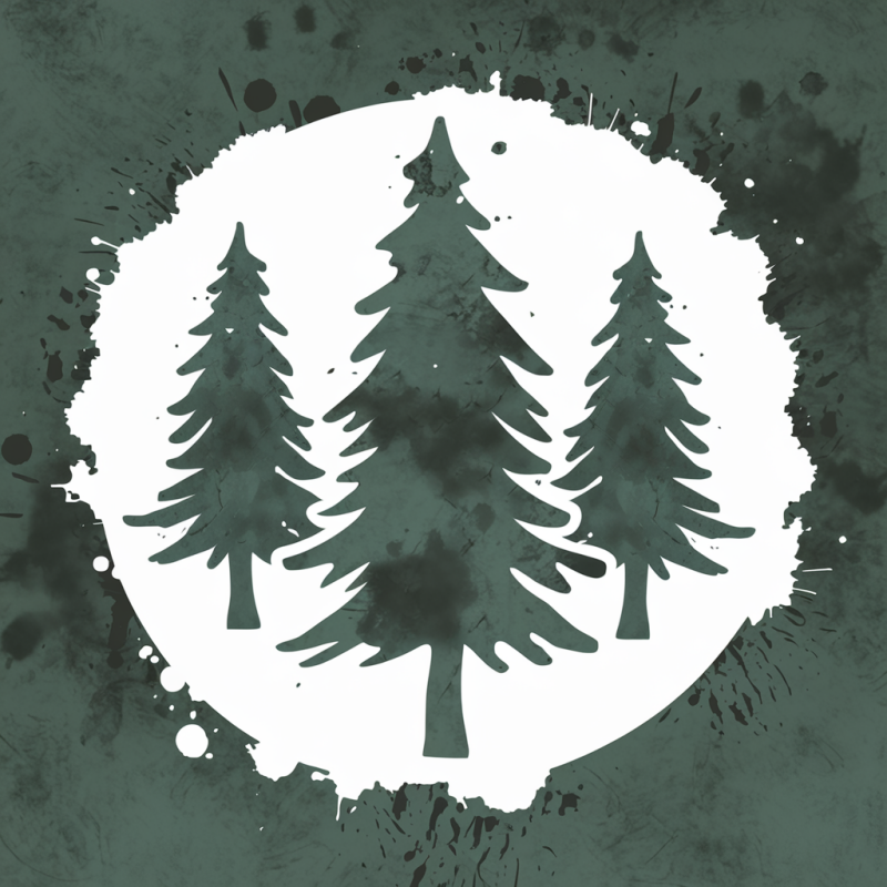 Black Tree Graphic T-Shirt for Nature Lovers