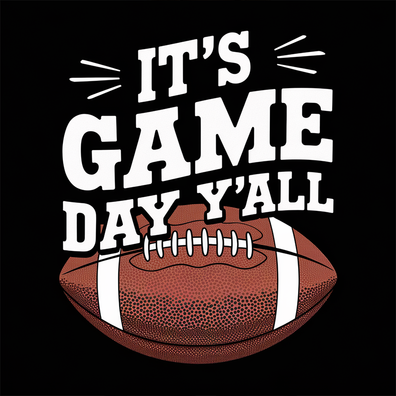 It's Game Day Y'all Super Bowl T-Shirt