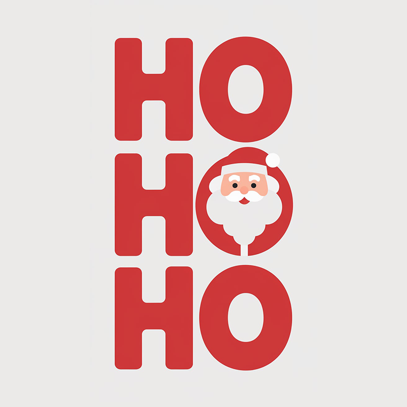 Christmas 'Ho Ho Ho' Santa Claus T-shirt