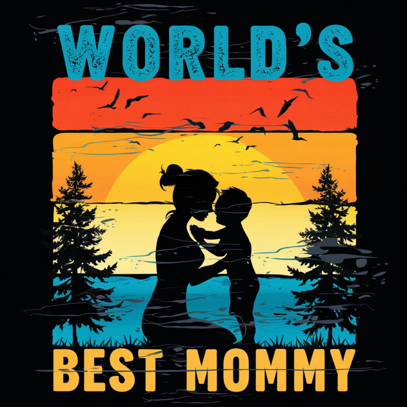 World's Best Mommy Graphic T-Shirt