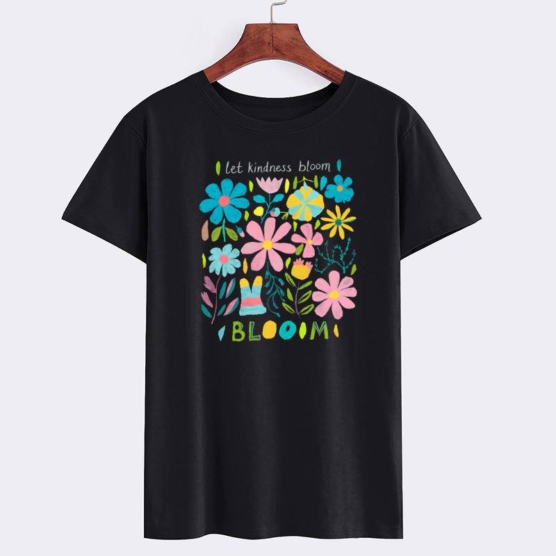 Floral Kindness Bloom Graphic T-Shirt