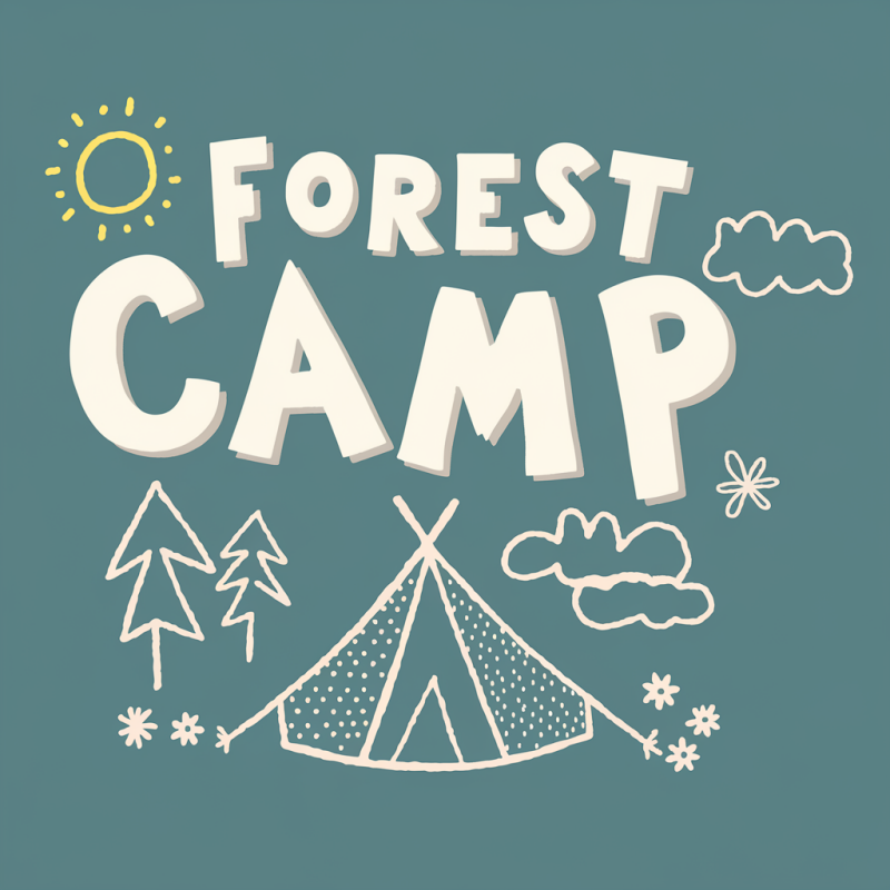 Forest Camp Graphic T-Shirt for Outdoor Enthusiasts
