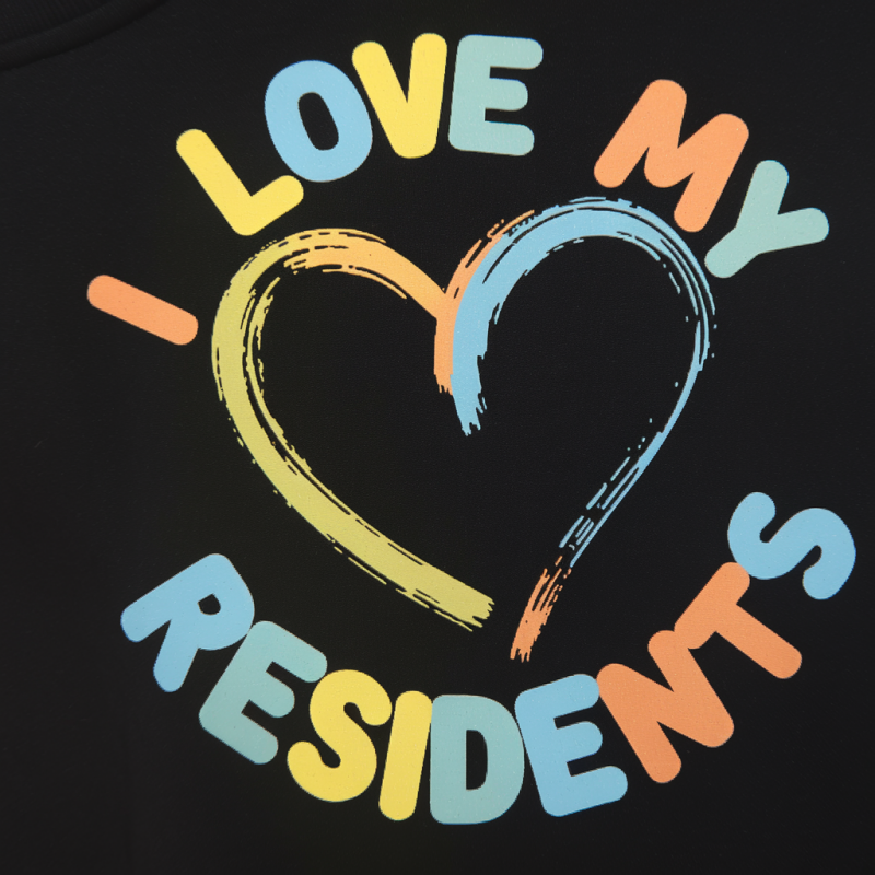 I Love My Residents Heart Graphic T-Shirt
