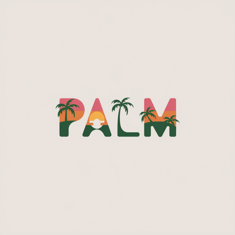 Palm Tree Graphic T-Shirt for Summer Vibes