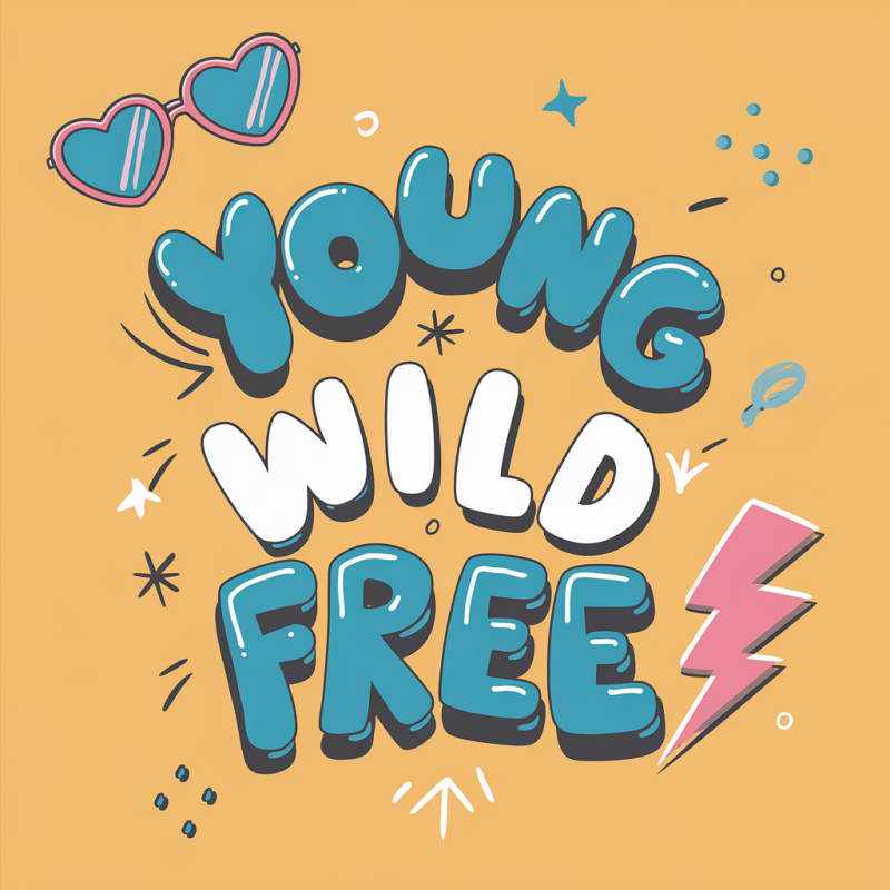 Young Wild Free Graphic T-Shirt