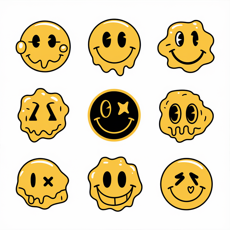 Smiley Face Forest T-Shirt
