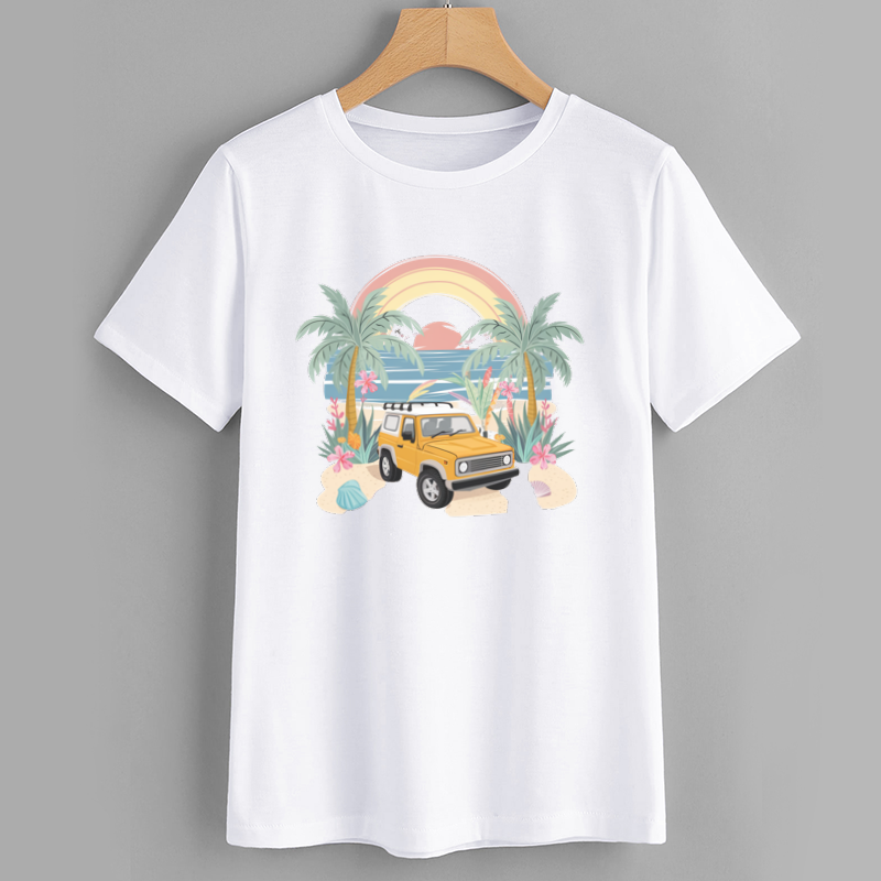 Vintage Summer Beach Graphic T-Shirt