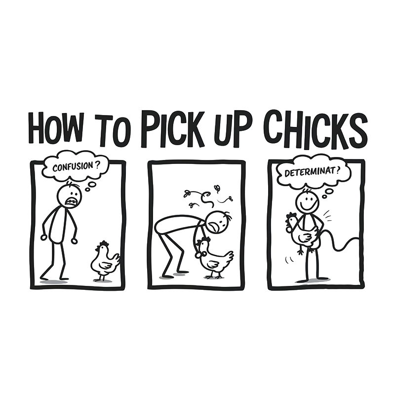 How to Pick up Chicks T-shirt