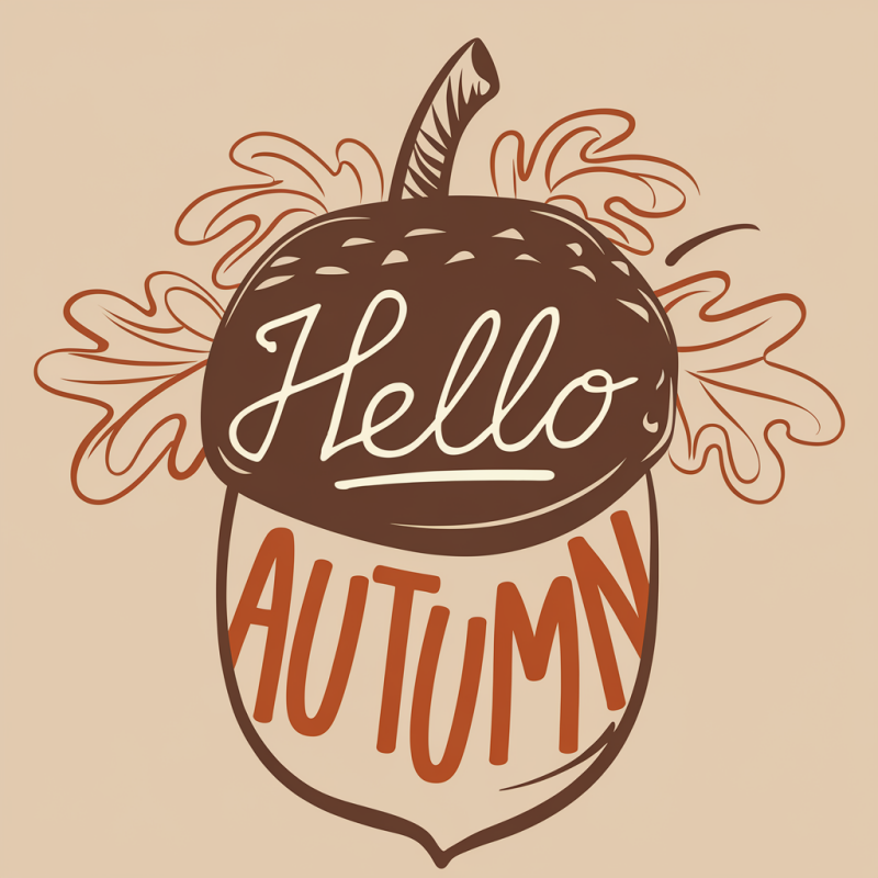 Hello Autumn Graphic T-Shirt for Seasonal Style
