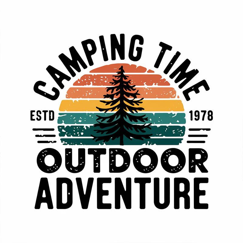 Outdoor Camping Graphic Top - ESTD 1978