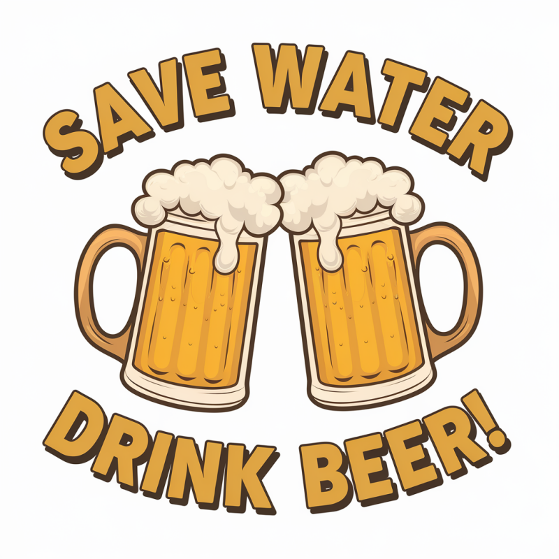 Funny Save Water Drink Beer T-Shirt