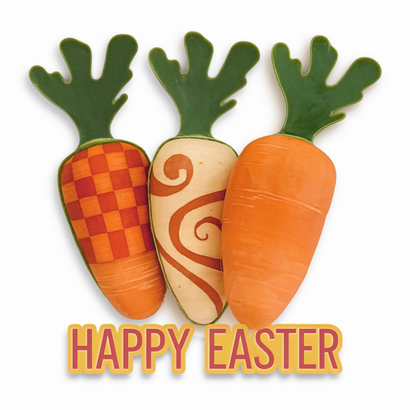 Happy Easter Carrot Graphic T-Shirt