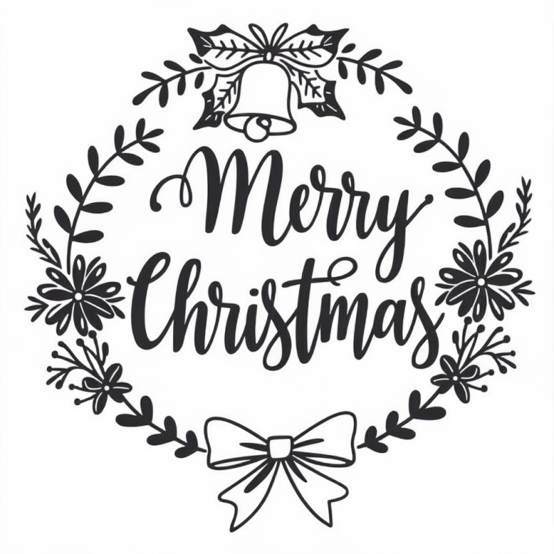 Merry Christmas Graphic T-Shirt