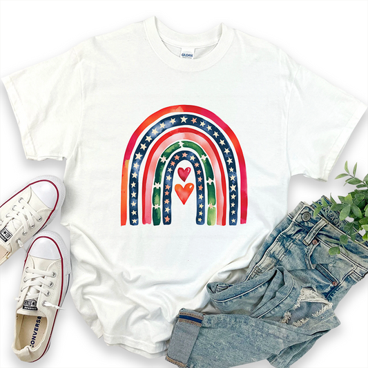 Independence Day Rainbow T-Shirt