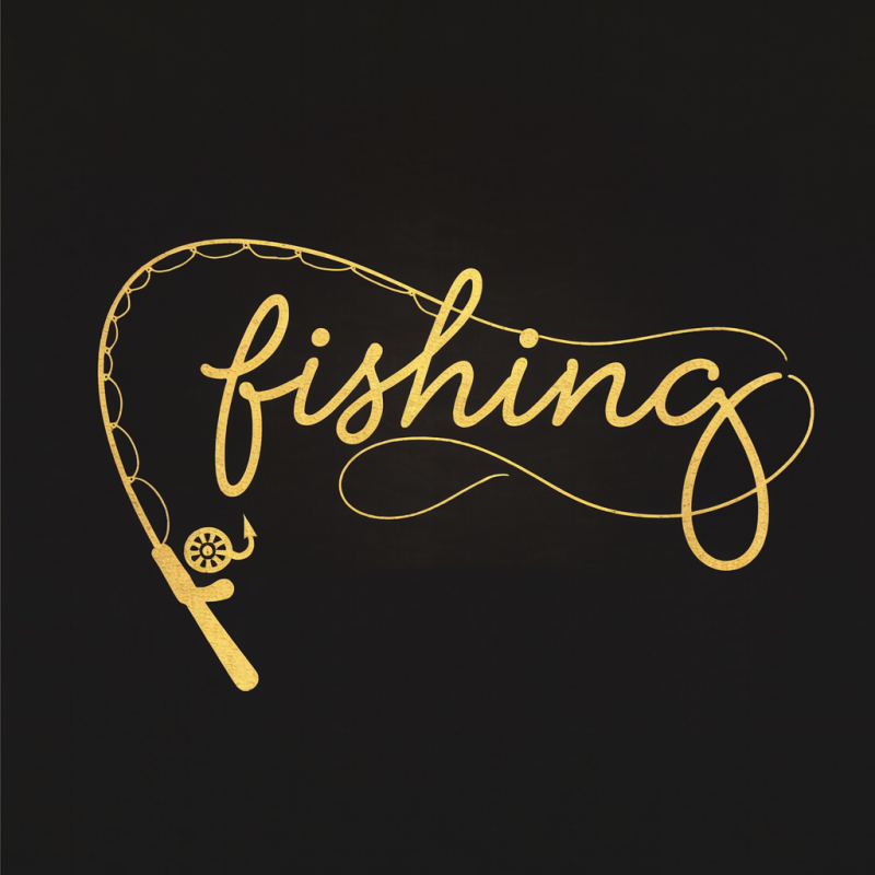Fishing Graphic Cotton T-shirt