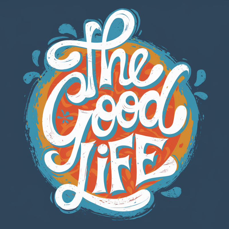 UrbanStyle The Good Life Graphic Cotton T-Shirt