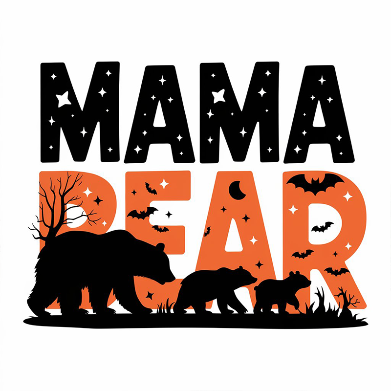 Mama Bear Mother's Day Graphic T-Shirt