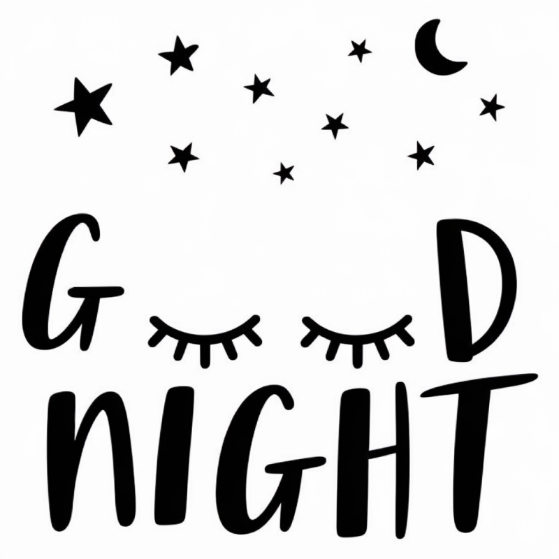 Good Night Cotton T-Shirt