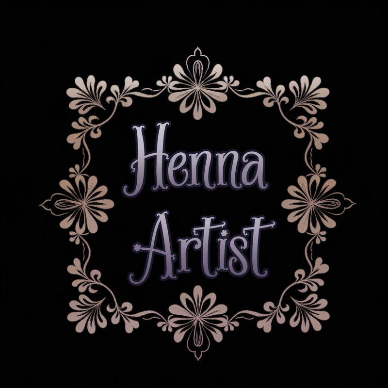 Henna Artist Graphic T-Shirt - Creative Henna Design Tee