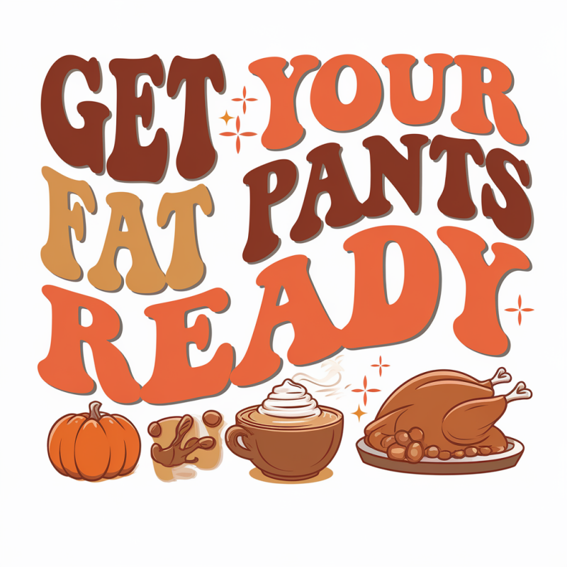 Thanksgiving Get Your Fat Pants Ready T-Shirt