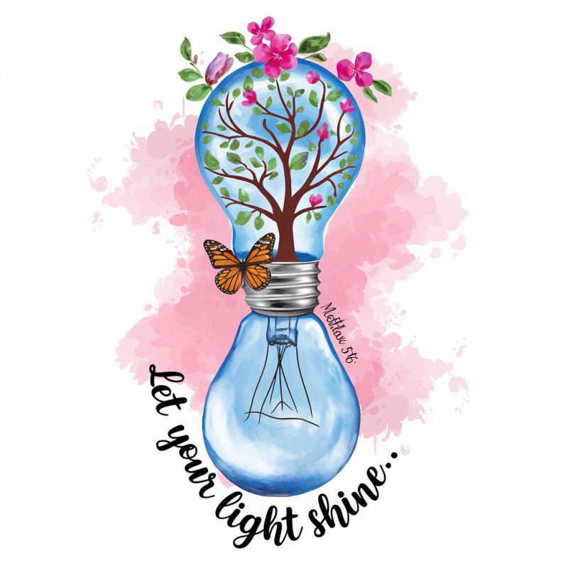 Inspirational Light Bulb Nature T-Shirt