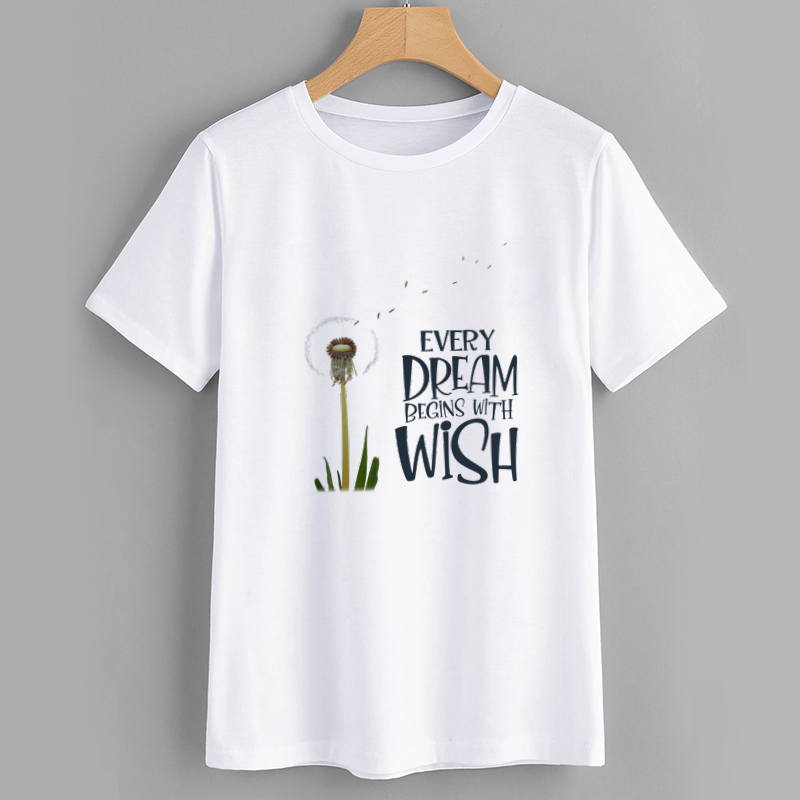 Dandelion Dream Wish Graphic T-Shirt