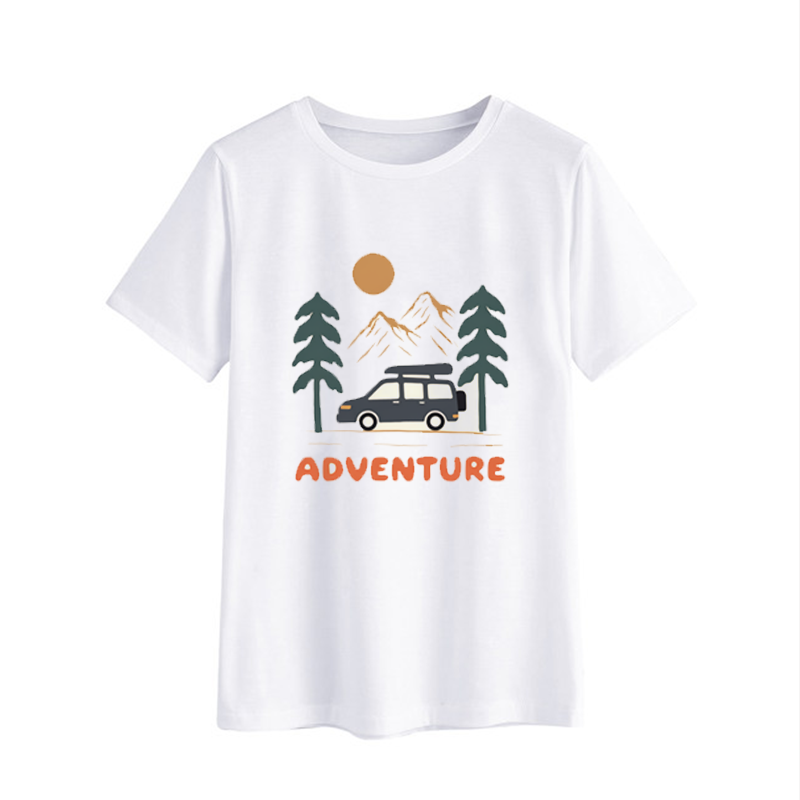 Adventure Graphic Tee - Outdoor Nature Print T-Shirt