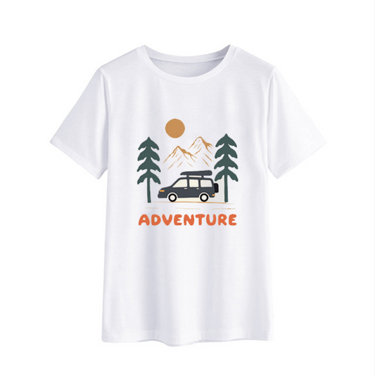 Adventure Graphic Tee - Outdoor Nature Print T-Shirt