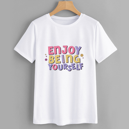 Enjoy Being Yourself Graphic T-Shirt