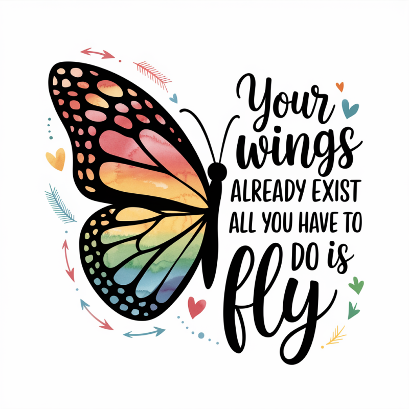 Butterfly Pattern Top