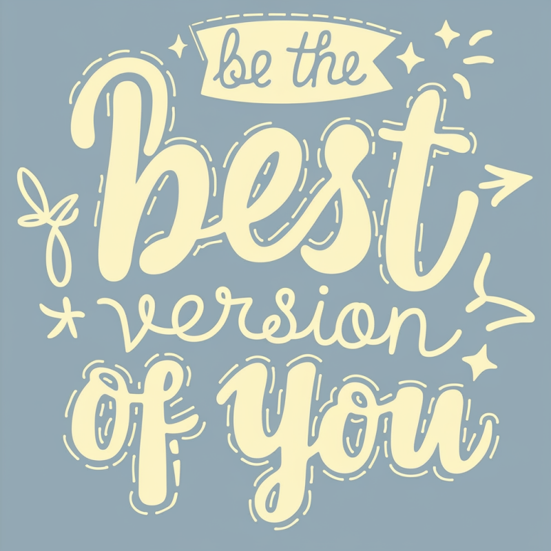 Cotton Motivational Quote Black T-Shirt