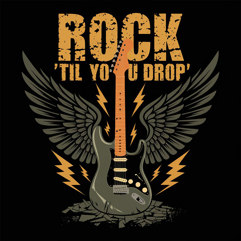 Rock 'Til You Drop T-shirt