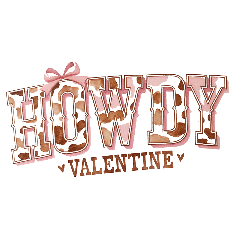 Valentine's Day Western-Style 'Howdy' T-Shirt