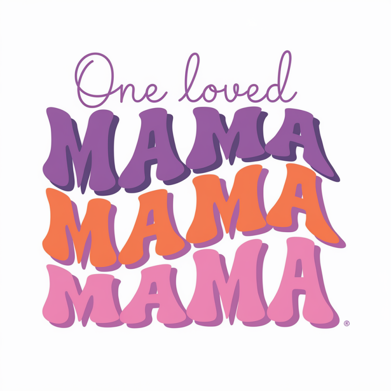 Cozy Cotton Mama Graphic T-Shirt