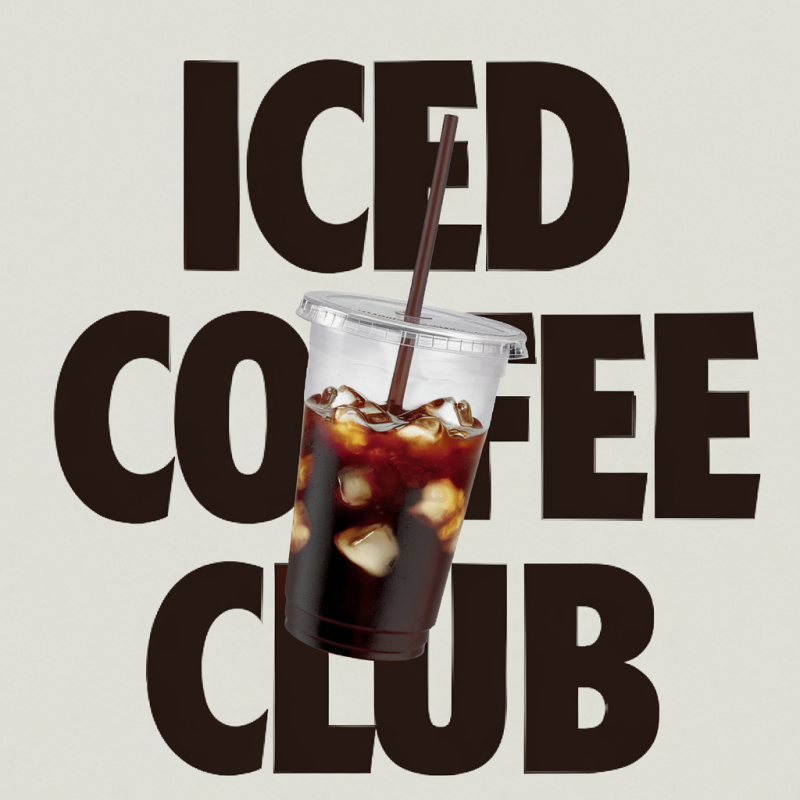 Iced Coffee Club Graphic T-Shirt
