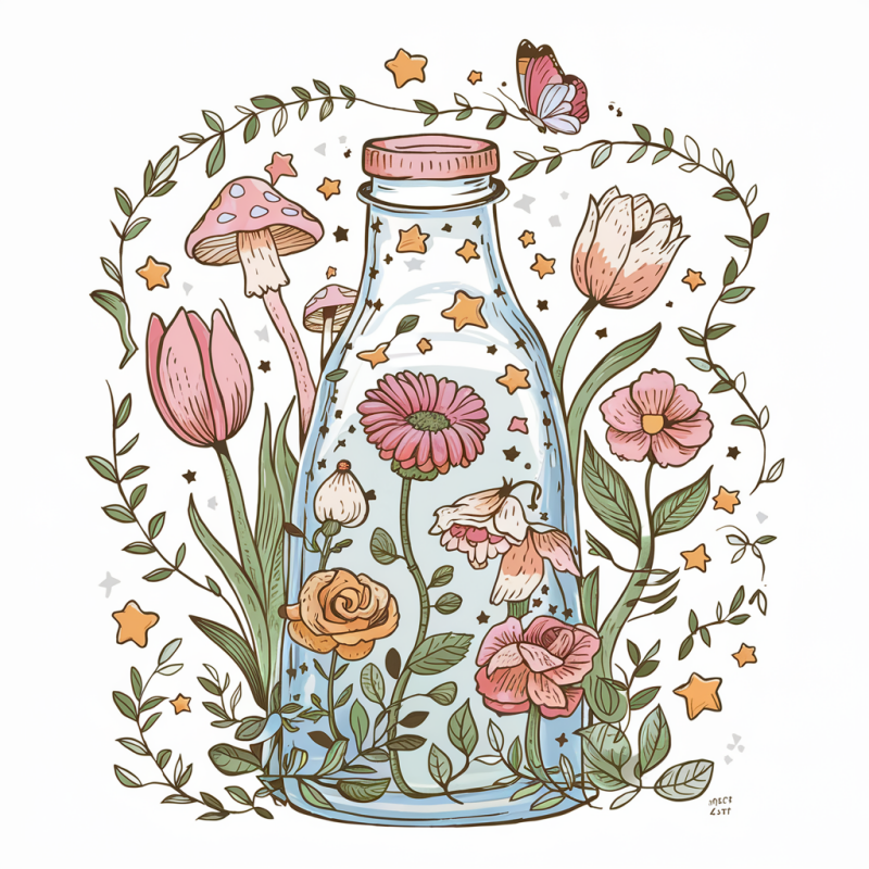 Botanical Pattern Top