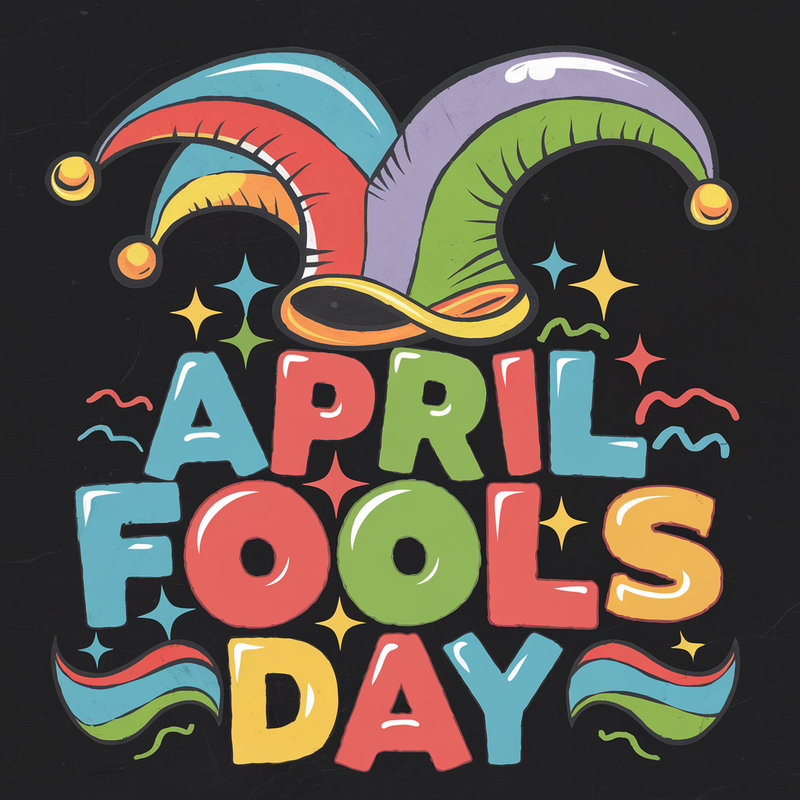 Colorful Jester Hat for April Fools' Day Celebration