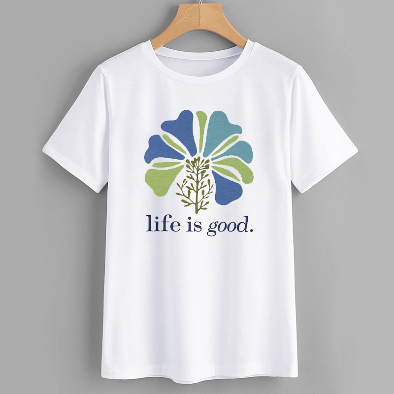 Floral Life is Good Graphic Tee