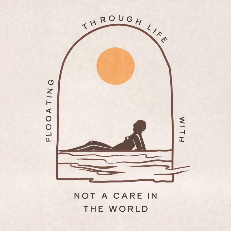 Floating Through Life Graphic T-Shirt