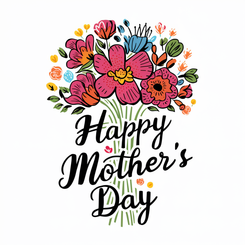 Floral Happy Mother's Day T-Shirt