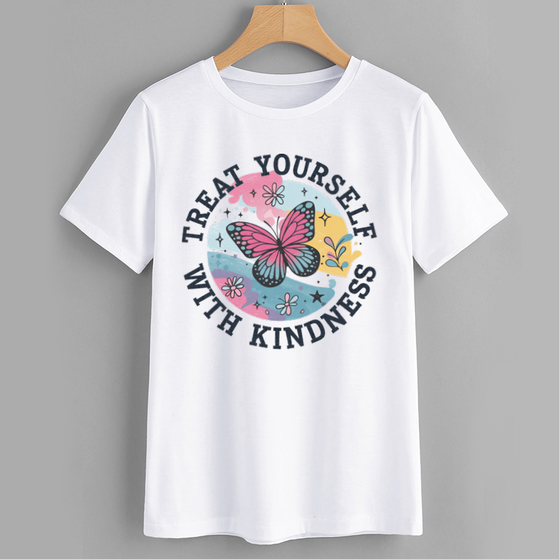 Butterfly Kindness Graphic T-Shirt